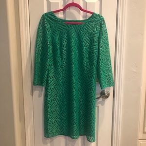 🍀 Lilly Pulitzer Camellia Dress in Fern Green 10